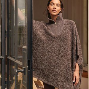 Merino Boucle Poncho